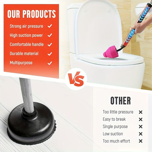 Heavy Duty Air Pressure Toilet Plunger