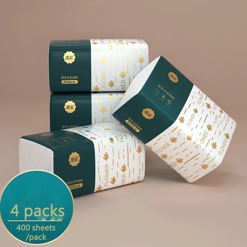 4-Ply Toilet Paper – Bulk Pack (4, 12, or 24 Packs · 300 Sheets Each)