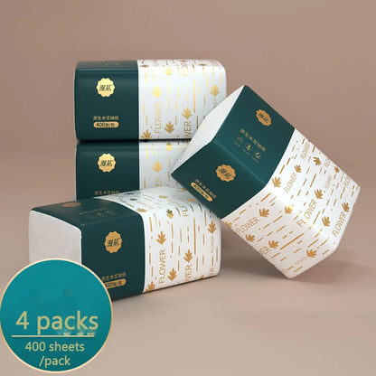4-Ply Toilet Paper – Bulk Pack (4, 12, or 24 Packs · 300 Sheets Each)