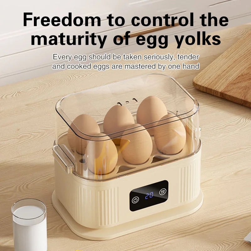 TINSOL 200W Multifunctional Electric Egg Cooker — Smart Steamer with Timer