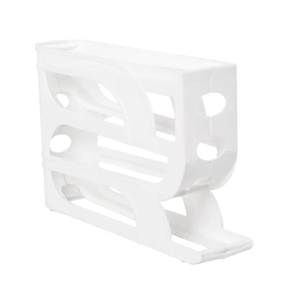 Automatic Egg Roller Organizer Rack — 3 & 4 Layer | Space-Saving Fridge Egg Holder