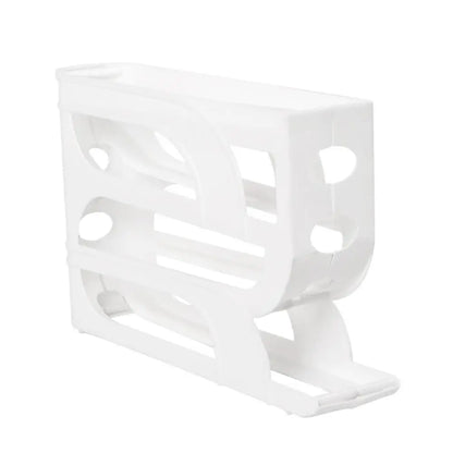 Automatic Egg Roller Organizer Rack — 3 & 4 Layer | Space-Saving Fridge Egg Holder