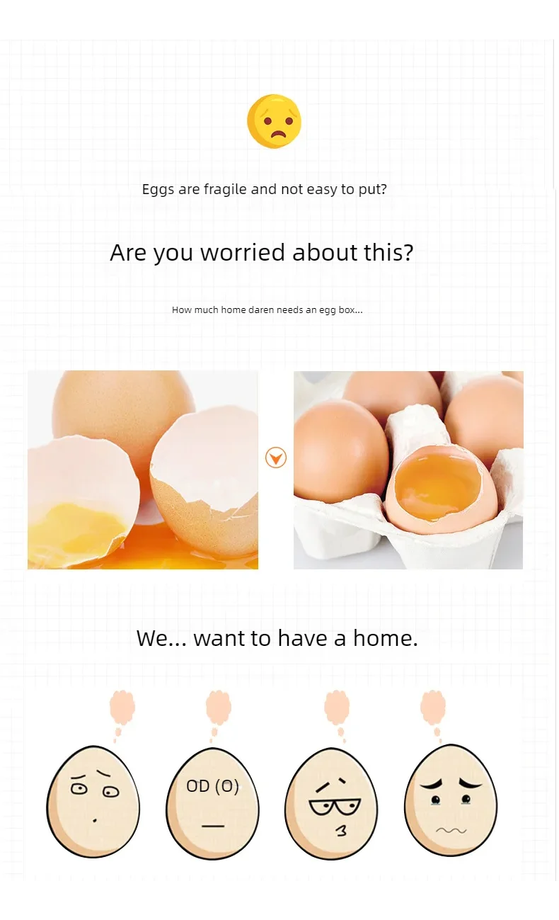 Drawer-Style Refrigerator Egg Organizer — Double Layer, 32 Compartments