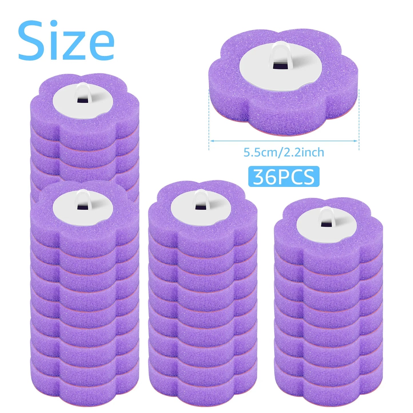 Disposable Toilet Brush Kit – Replacement Heads with Long Handle & Wall Mount