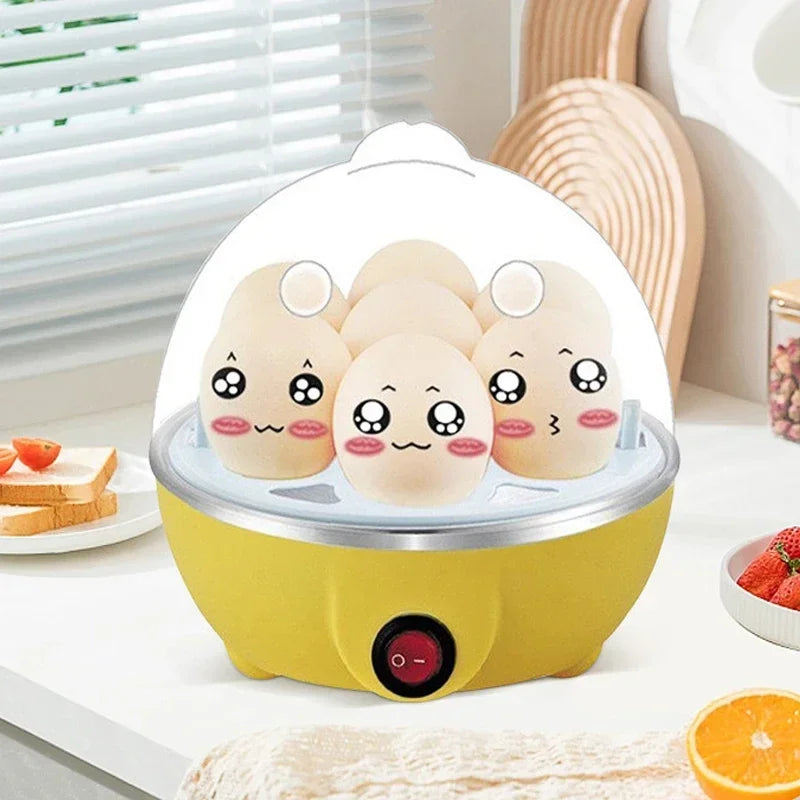 Mini Electric Egg Cooker — Single Egg Boiler & Rapid Breakfast Steamer