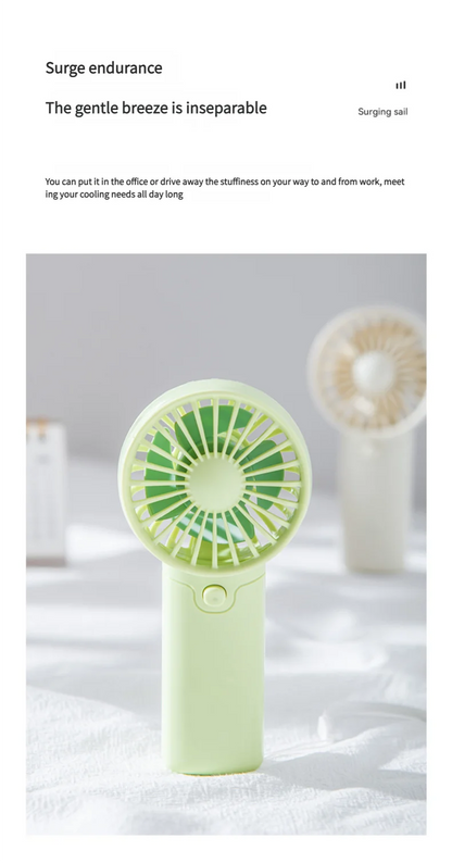 Mini Handheld Fan – Portable Personal Cooler for Summer