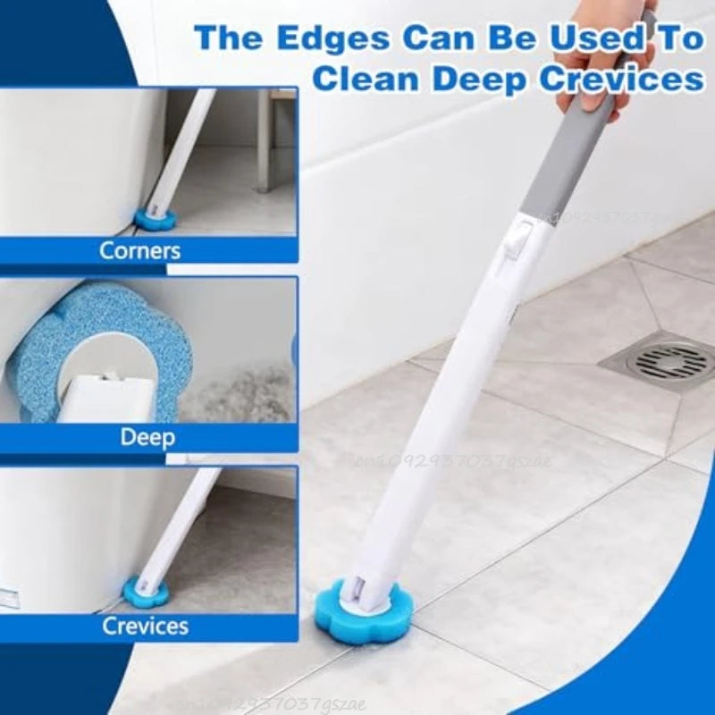Disposable Toilet Brush – One-Click Replacement Heads, Wall Mounted