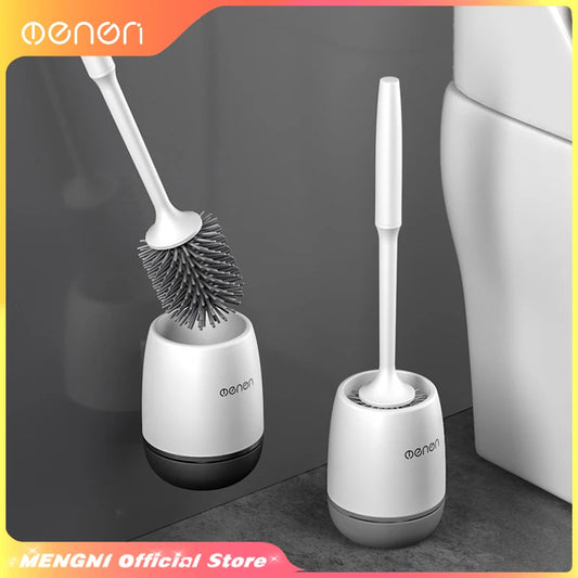 Silicone Toilet Brush & Holder – The Bathroom Glow-Up You Need