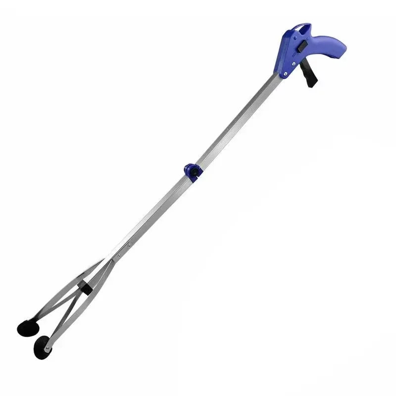 80cm Foldable Garbage Picker Gripper — 360° Rotating Reacher Grabber Tool