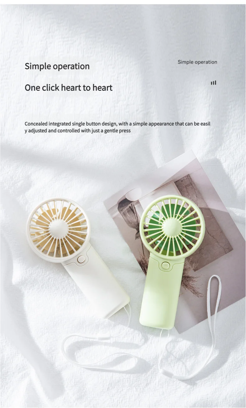 Mini Handheld Fan – Portable Personal Cooler for Summer