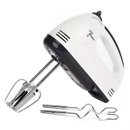 Rechargeable Electric Hand Mixer | 7-Speed Double Whisk