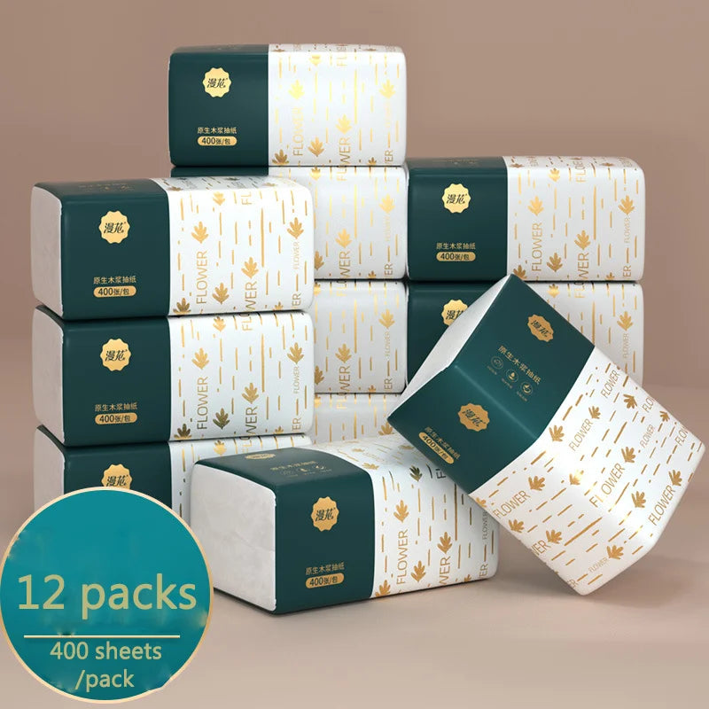 4-Ply Toilet Paper – Bulk Pack (4, 12, or 24 Packs · 300 Sheets Each)