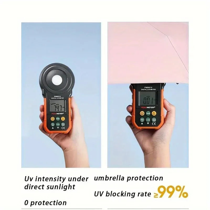 Compact Travel Mini Umbrella — UV Protection 5-Fold Ultra Lightweight Sunshade