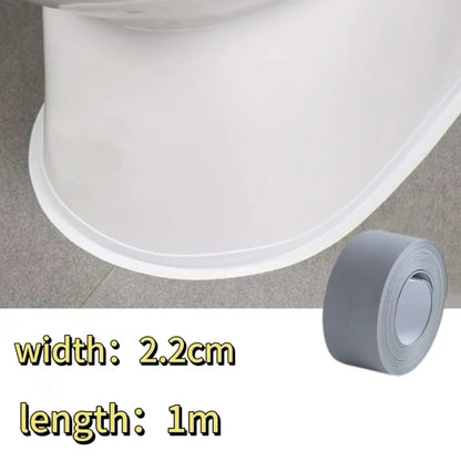 Waterproof Bathroom Sealing Tape — PVC Adhesive Caulk Strip for Sink, Bathtub & Kitchen