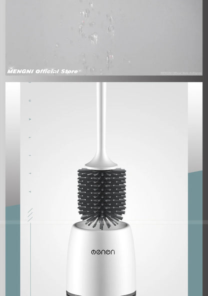 Silicone Toilet Brush & Holder – The Bathroom Glow-Up You Need