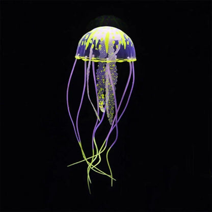 Artificial Glow Jellyfish Aquarium Decoration — Luminous Fish Tank Ornament