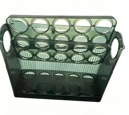 Egg Storage Box with Dispenser — Fresh-Keeping Fridge Organizer