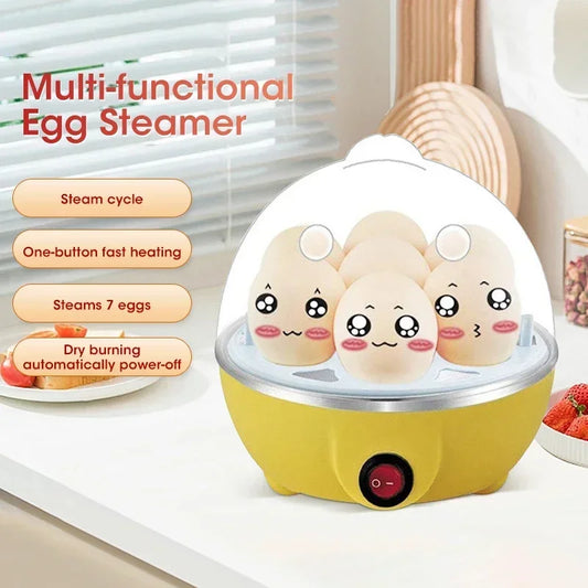 Mini Electric Egg Cooker — Single Egg Boiler & Rapid Breakfast Steamer