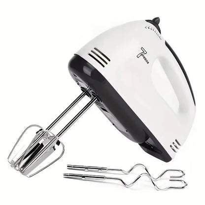 Rechargeable Electric Hand Mixer | 7-Speed Double Whisk