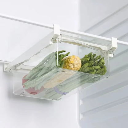 Under-Shelf Fridge Organizer — Egg, Fruit & Fresh Food Storage Rack