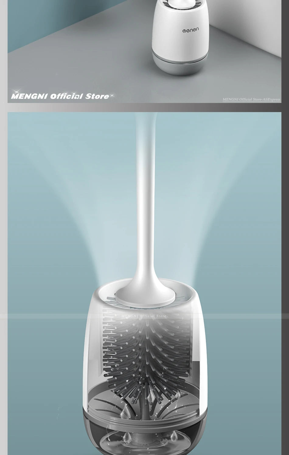 Silicone Toilet Brush & Holder – The Bathroom Glow-Up You Need