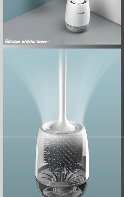 Silicone Toilet Brush & Holder – The Bathroom Glow-Up You Need