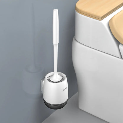 Silicone Toilet Brush & Holder – The Bathroom Glow-Up You Need