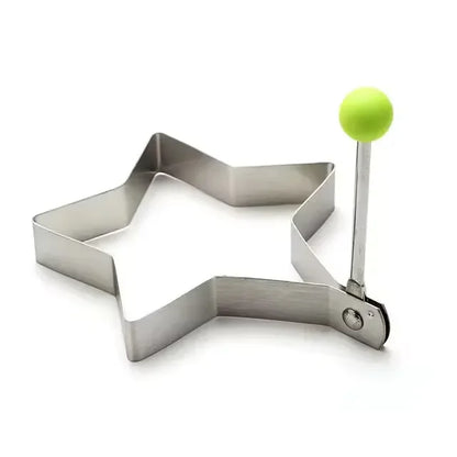 Stainless Steel Egg & Omelette Mold Set — Fun Shapes for Pancakes & Fried Eggs