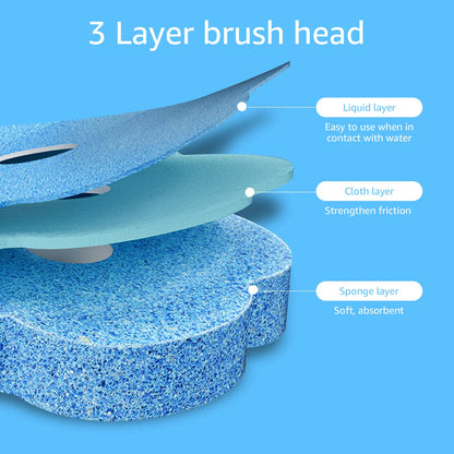 Disposable Toilet Brush Kit – Replacement Heads with Long Handle & Wall Mount