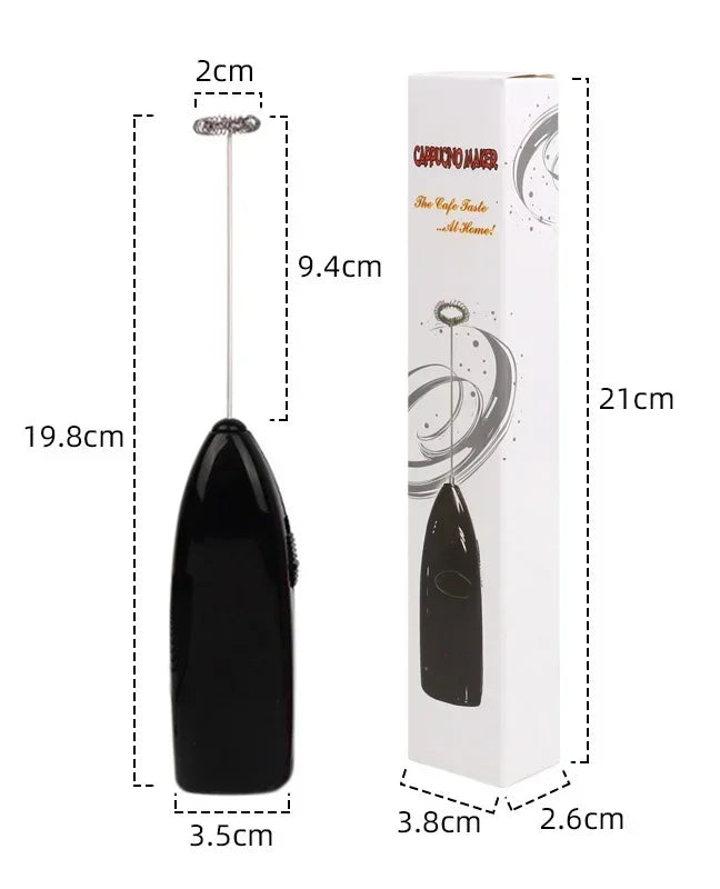 2-in-1 USB Rechargeable Electric Egg Beater & Milk Frother — Double Head Whisk