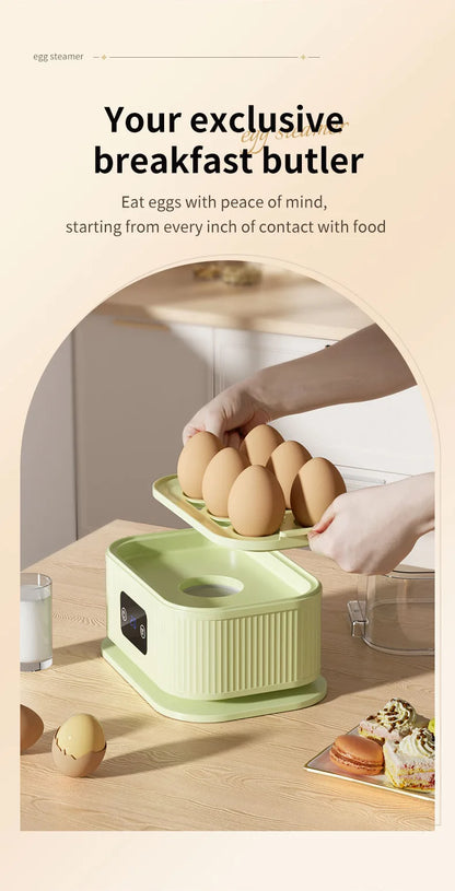TINSOL 200W Multifunctional Electric Egg Cooker — Smart Steamer with Timer
