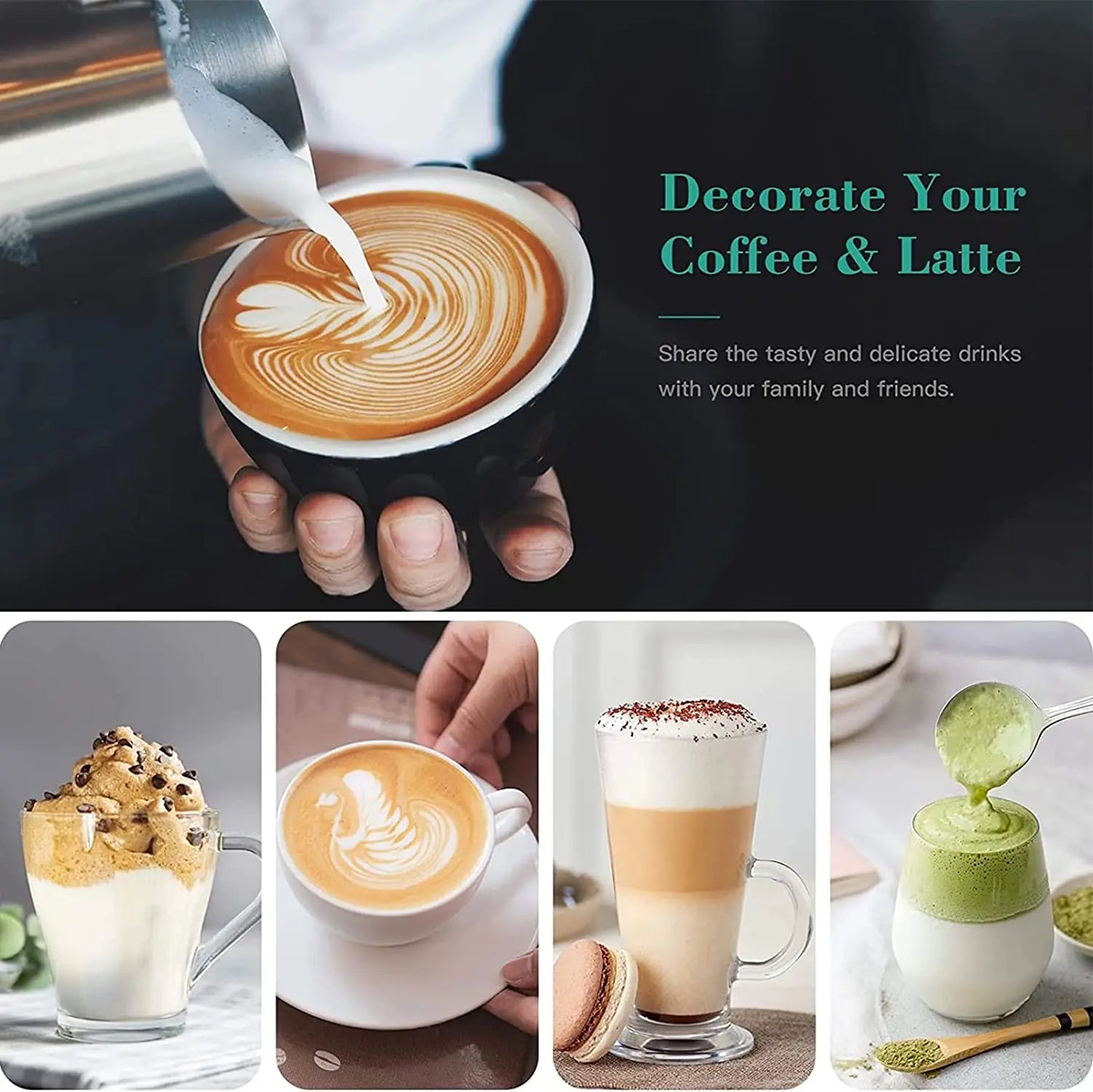 2-in-1 USB Rechargeable Electric Egg Beater & Milk Frother — Double Head Whisk