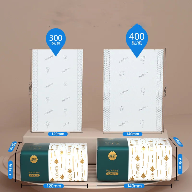 4-Ply Toilet Paper – Bulk Pack (4, 12, or 24 Packs · 300 Sheets Each)