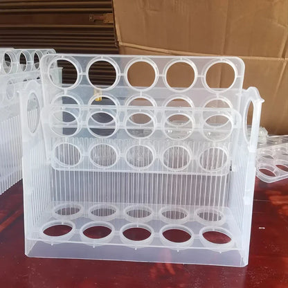 Egg Storage Box with Dispenser — Fresh-Keeping Fridge Organizer