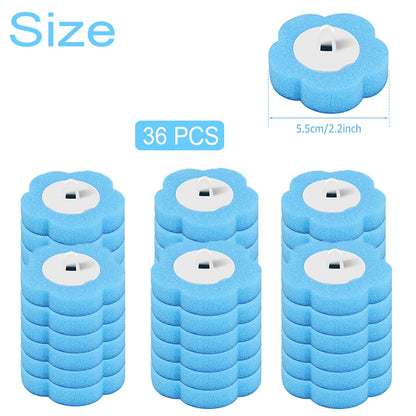 Disposable Toilet Brush – One-Click Replacement Heads, Wall Mounted