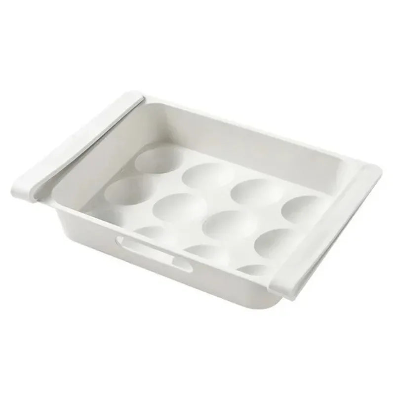 Reversible Egg Storage Box — Fridge Side Door Organizer Tray