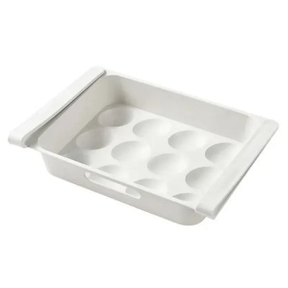 Reversible Egg Storage Box — Fridge Side Door Organizer Tray