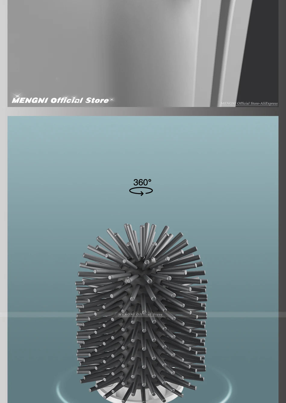 Silicone Toilet Brush & Holder – The Bathroom Glow-Up You Need