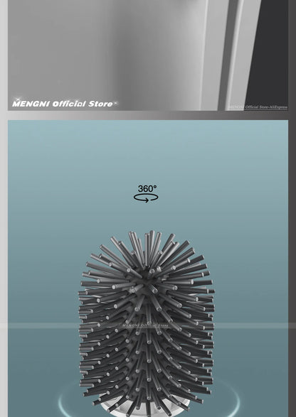 Silicone Toilet Brush & Holder – The Bathroom Glow-Up You Need