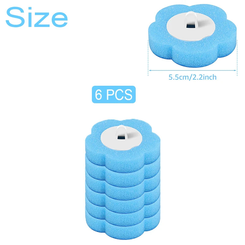 Disposable Toilet Brush – One-Click Replacement Heads, Wall Mounted