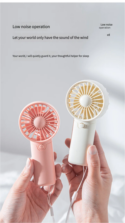 Mini Handheld Fan – Portable Personal Cooler for Summer
