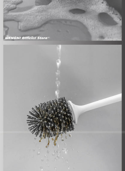 Silicone Toilet Brush & Holder – The Bathroom Glow-Up You Need