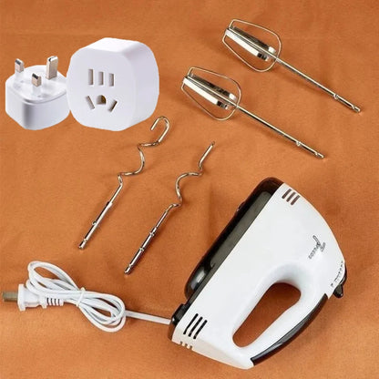 Rechargeable Electric Hand Mixer | 7-Speed Double Whisk