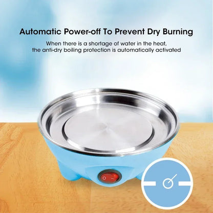 Mini Electric Egg Cooker — Single Egg Boiler & Rapid Breakfast Steamer