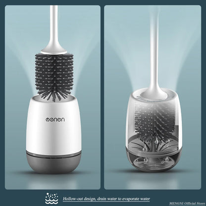 Silicone Toilet Brush & Holder – The Bathroom Glow-Up You Need