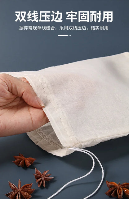 Cotton Gauze Filter Cloth — Reusable Cheesecloth for Tofu, Cheese, Butter, Milk & Coffee