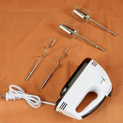 Rechargeable Electric Hand Mixer | 7-Speed Double Whisk
