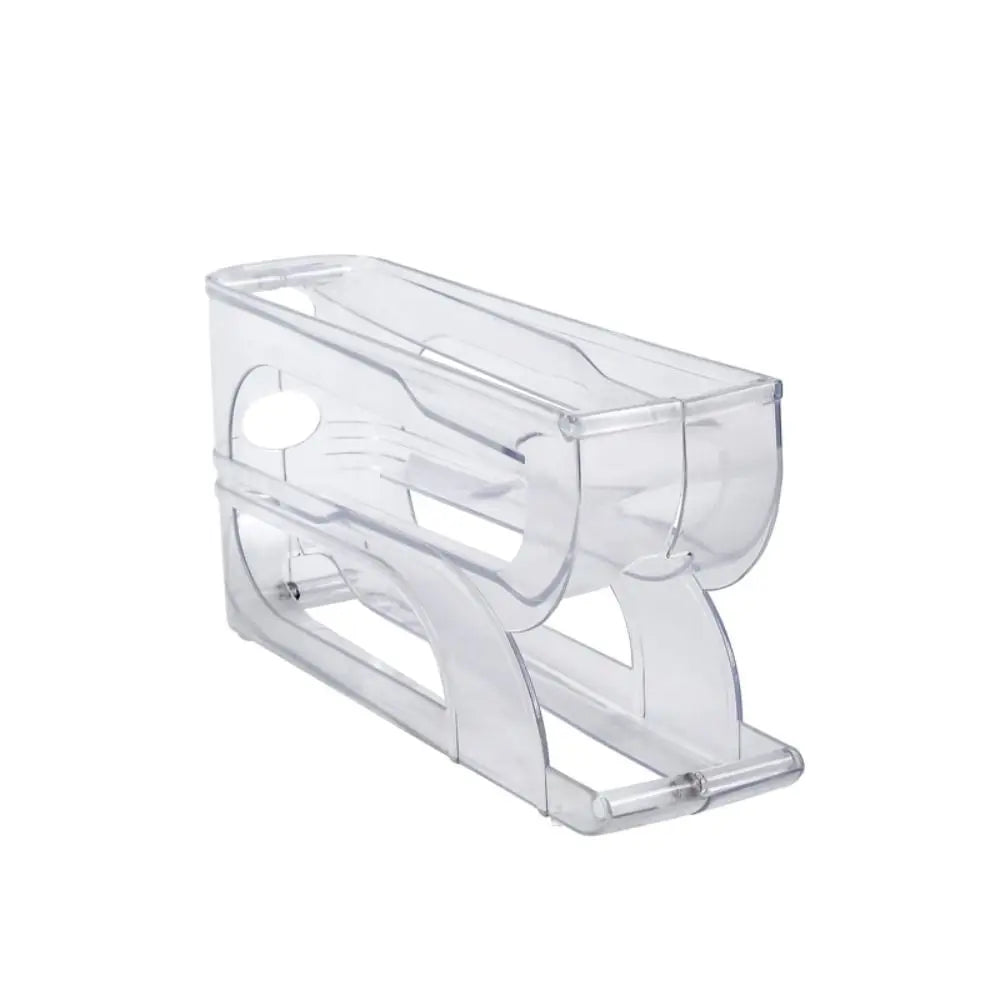Automatic Egg Roller Organizer Rack — 3 & 4 Layer | Space-Saving Fridge Egg Holder