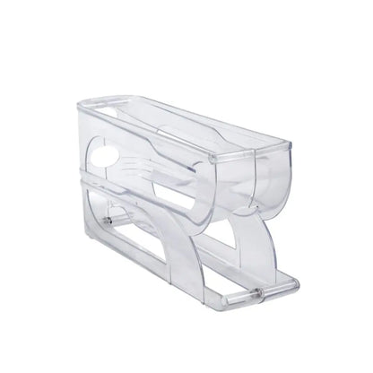 Automatic Egg Roller Organizer Rack — 3 & 4 Layer | Space-Saving Fridge Egg Holder