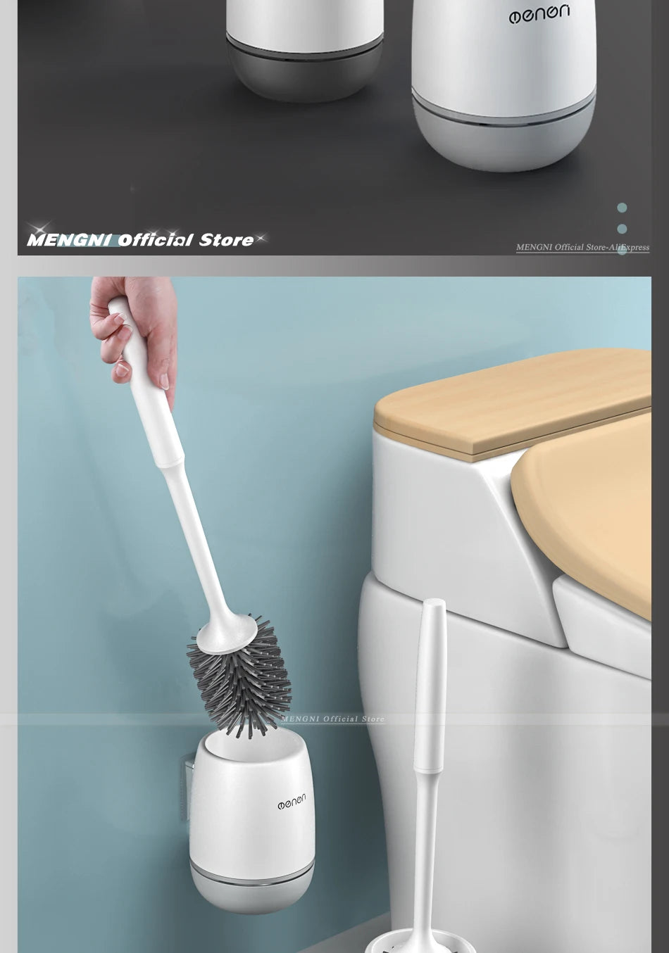 Silicone Toilet Brush & Holder – The Bathroom Glow-Up You Need